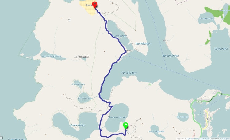 Exemple circuit Lofoten